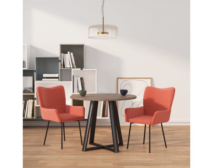 Sonata H Трапезни столове, 2 бр, розови, кадифе