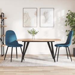 Sonata H Трапезни столове, 2 бр, сини, кадифе - Scaune de dining
