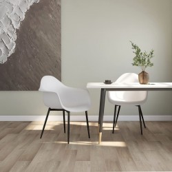 Sonata H Трапезни столове, 2 бр, бели, PP - Scaune de dining