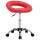 Sonata H Въртящ се трапезен стол, червен, изкуствена кожа