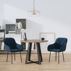 Sonata H Трапезни столове, 2 бр, сини, кадифе - Scaune de dining