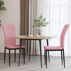 Sonata H Трапезни столове, 2 бр, розови, кадифе - Scaune de dining