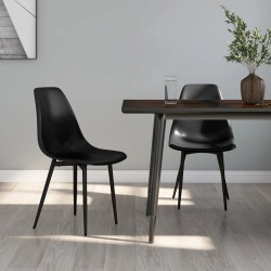Sonata H Трапезни столове, 2 бр, черни, PP - Scaune de dining