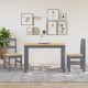 Sonata H Трапезни столове 2 бр Panama сиви 40x46x90 см бор масив
