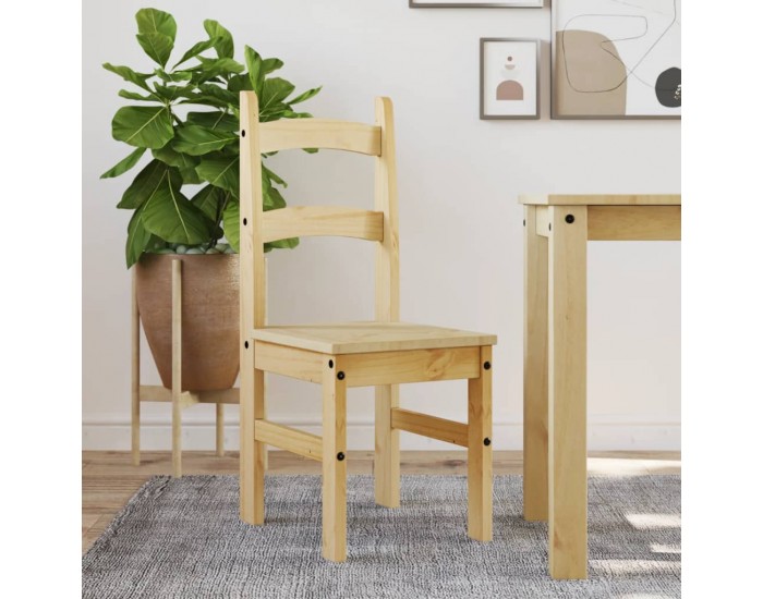 Sonata H Трапезни столове 2 бр 40x46x99 см бор масив