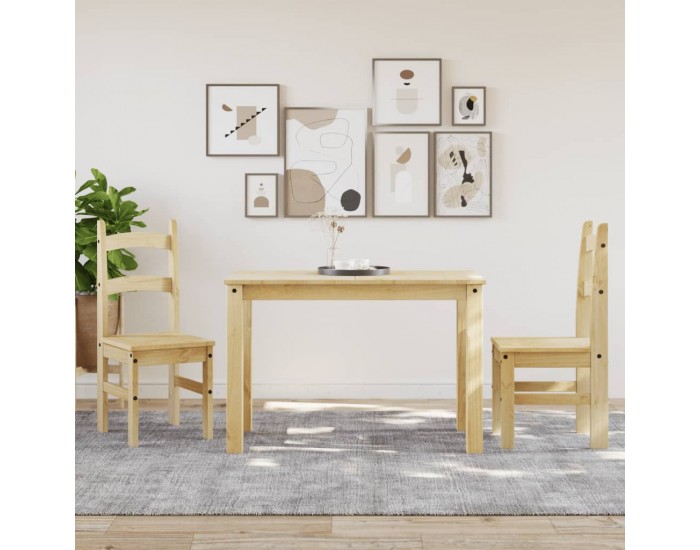 Sonata H Трапезни столове 2 бр 40x46x99 см бор масив
