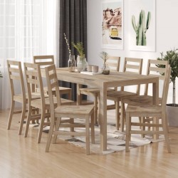 Sonata H Градински трапезни столове, 8 бр, акация масив - Scaune de dining