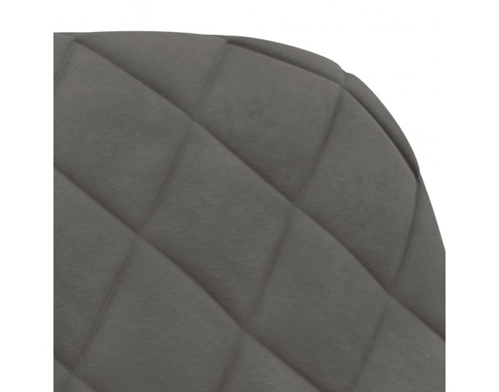 Sonata H Въртящи се трапезни столове, 2 бр, тъмносиви, кадифе