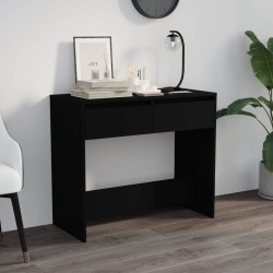 Sonata H Конзолна маса, черна, 89x41x76,5 см, стомана - Măsuțe de living