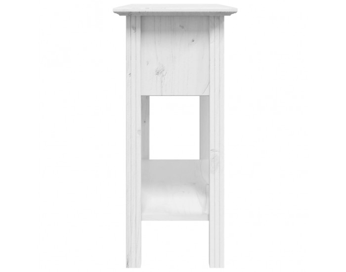 Sonata H Конзолна маса BODO бяла 91x35x74 см бор масив
