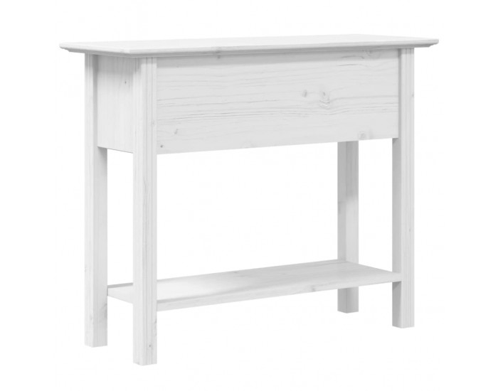 Sonata H Конзолна маса BODO бяла 91x35x74 см бор масив