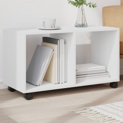 Sonata H Подвижен шкаф, бял, 72x33x42,5 см, инженерно дърво - Măsuțe de living