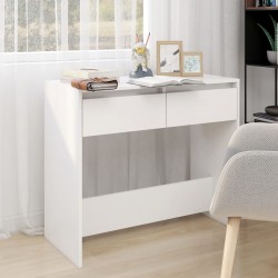 Sonata H Конзолна маса, бяла, 89x41x76,5 см, инженерно дърво - Măsuțe de living