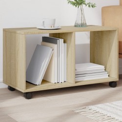 Sonata H Подвижен шкаф, дъб сонома, 72x33x42,5 см, инженерно дърво - Măsuțe de living