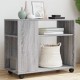 Sonata H Странична маса с колела сив сонома 70x35x60 см инженерно дърво