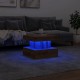 Sonata H Маса за кафе с LED осветление, дъб артизан, 50x50x40 см