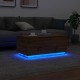 Sonata H Маса за кафе с LED осветление, дъб артизан, 90x50x40 см