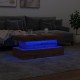 Sonata H Маса за кафе с LED осветление, дъб артизан, 90x50x40 см