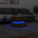 Sonata H Маса за кафе с LED осветление, дъб артизан, 50x50x40 см