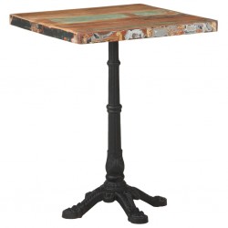Sonata H Бистро маса, 60x60x76 см, регенерирано дърво масив - Mese de dining