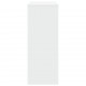 Sonata H Бар маса с рафтове, бяла, 90x40x103,5 см, инженерно дърво
