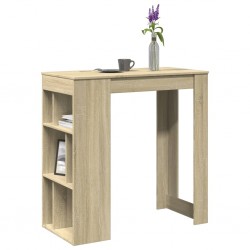 Sonata H Бар маса с рафтове дъб сонома 102x50x103,5 см инженерно дърво - Mese de dining