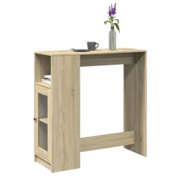 Sonata H Бар маса с рафтове дъб сонома 101x40x103,5 см инженерно дърво - Mese de dining