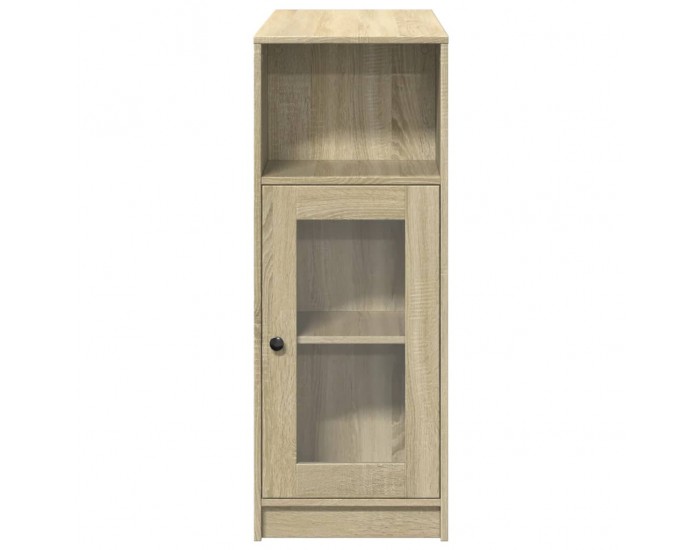 Sonata H Бар маса с рафтове дъб сонома 101x40x103,5 см инженерно дърво