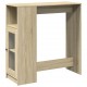 Sonata H Бар маса с рафтове дъб сонома 101x40x103,5 см инженерно дърво