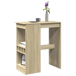 Sonata H Бар маса с рафтове дъб сонома 90x47,5x103,5 см инженерно дърво - Mese de dining