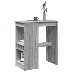 Sonata H Бар маса с рафтове, 90x47,5x103,5 см, инженерно дърво - Mese de dining