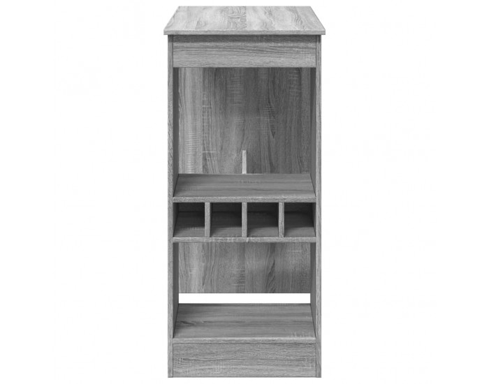 Sonata H Бар маса с рафтове, 90x47,5x103,5 см, инженерно дърво