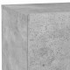 Sonata H Нощно шкафче с LED осветление, бетонно сив, 70x36x40,5 см