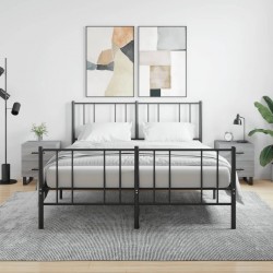 Sonata H Нощни шкафчета 2 бр сив сонома 40x35x47,5 см инженерно дърво - Noptiere