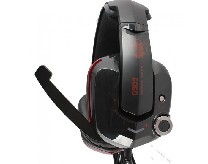 7.1-surround геймърски слушалки с микрофон Somic G909-BK