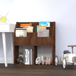 Sonata H Етажерка за детски книжки, дъб, 71x30x78,5 см, инженерно дърво - Hol