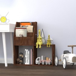 Sonata H Етажерка за детски книжки, дъб, 71x30x78,5 см, инженерно дърво - Hol