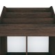 Sonata H Рафт за детски книги опушен дъб 71x30x114 см инженерно дърво