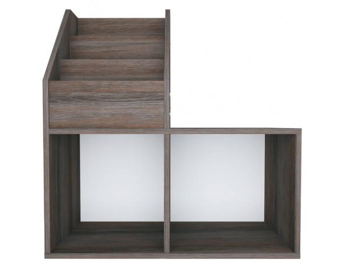 Sonata H Рафт детски книги сив сонома дъб 71x30x78,5 см инженерно дърво