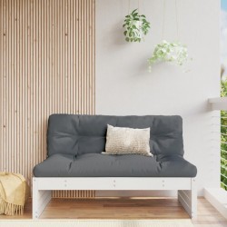 Sonata H Среден диван, бял, 120x80 см, борово дърво масив - Unelte și accesorii de grădină