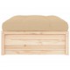 Sonata H Градинска табуретка, 120x80 см, борова дървесина масив