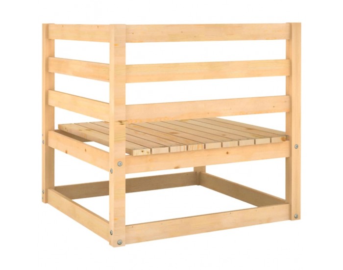 Sonata H Градински лаундж комплект, 2 части, с възглавници, бор масив