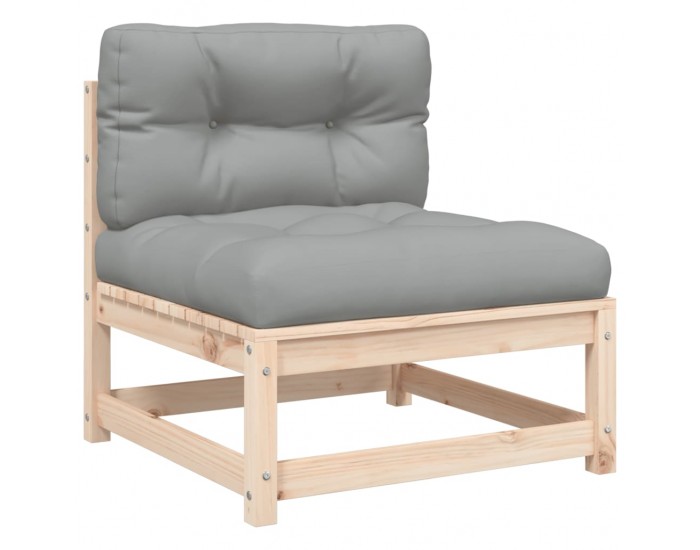 Sonata H Градинско кресло без подлакътници, с възглавници, бор масив