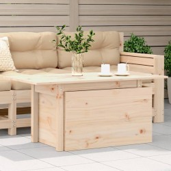 Sonata H Градинска маса, 100x50x75 см, борово дърво масив - Unelte și accesorii de grădină