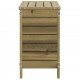 Sonata H Градинска табуретка 62x31,5x52 см импрегнирана борова дървесина