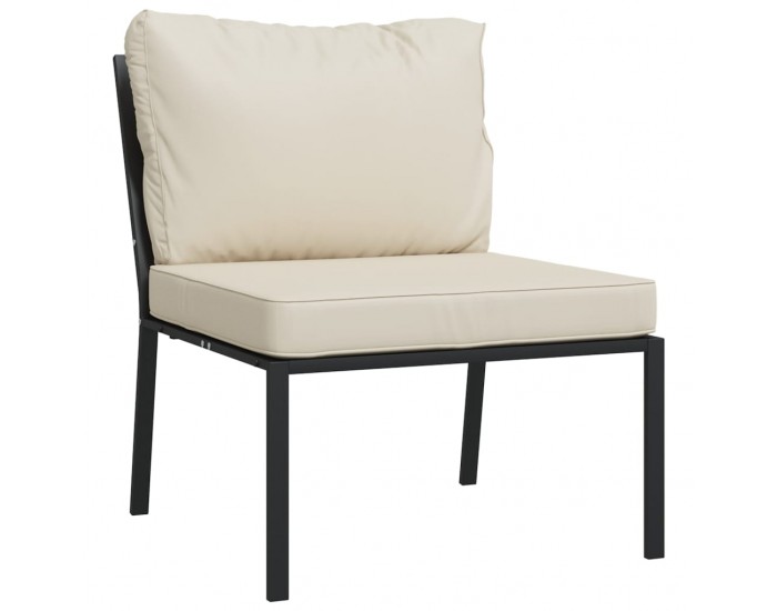 Sonata H Градински столове с пясъчни възглавници 2 бр 60x74x79см стомана