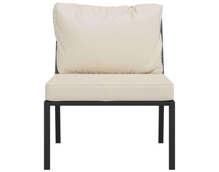 Sonata H Градински столове с пясъчни възглавници 2 бр 60x74x79см стомана