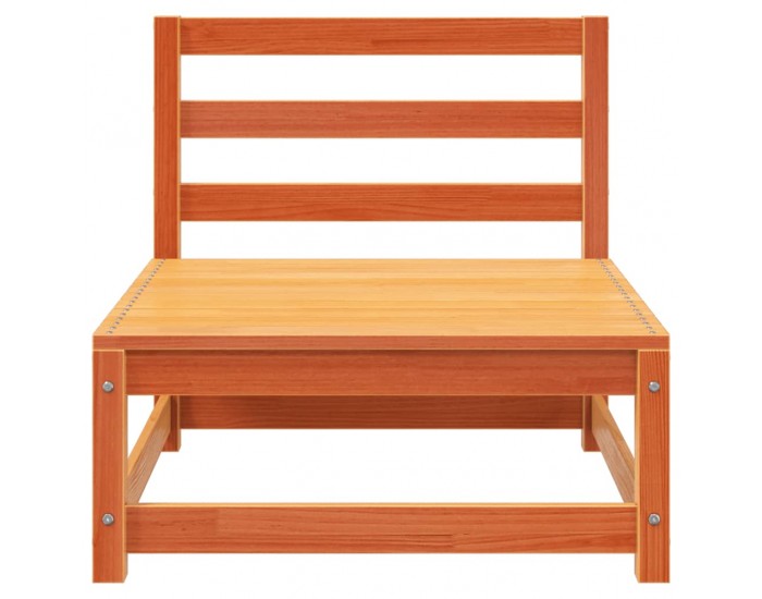 Sonata H Градинско кресло без подлакътници, восъчнокафяв, 70x70x67 см
