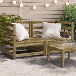Sonata H Градински ъглови дивани, 2 бр, 70x70x67 см, импрегниран бор - Unelte și accesorii de grădină