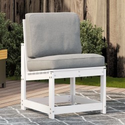 Sonata H Градински стол, бял, 50,5x55x77 см, борово дърво масив - Unelte și accesorii de grădină